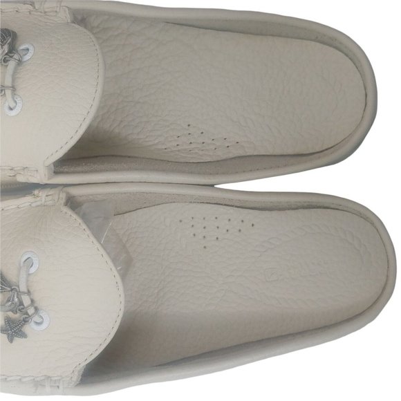 Sperry Top Sider Womens 10M Slip On Boat Shoes Dolphin Shell Charms Ivory EUC - Picture 6 of 10